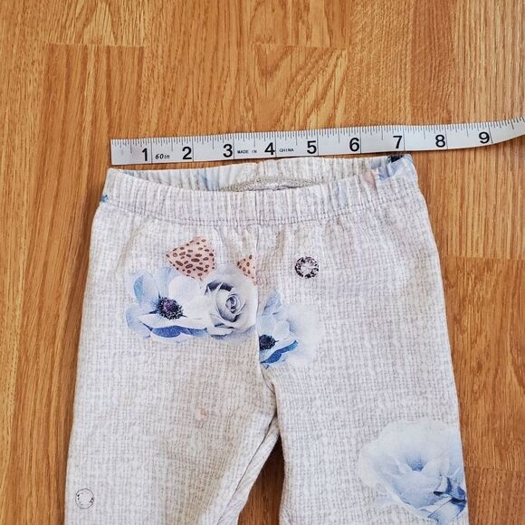 Lapin House Blue Rose Velvet Top & Leggings Set size 2 - Picture 14 of 14